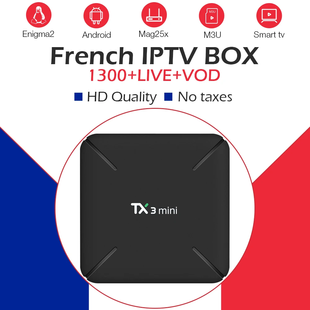 

Tx3 mini Amlogic s905w android 7.1 tv box+French iptv subscription neo ip tv box 1300 live&VOD Belgium Spain Arabic iptv tv box