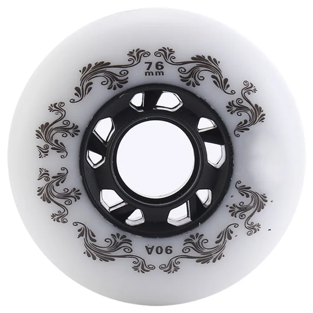 US $15.93 90A Inline Skating Pulley Skateboard Wheel 8 Pieces  Set White