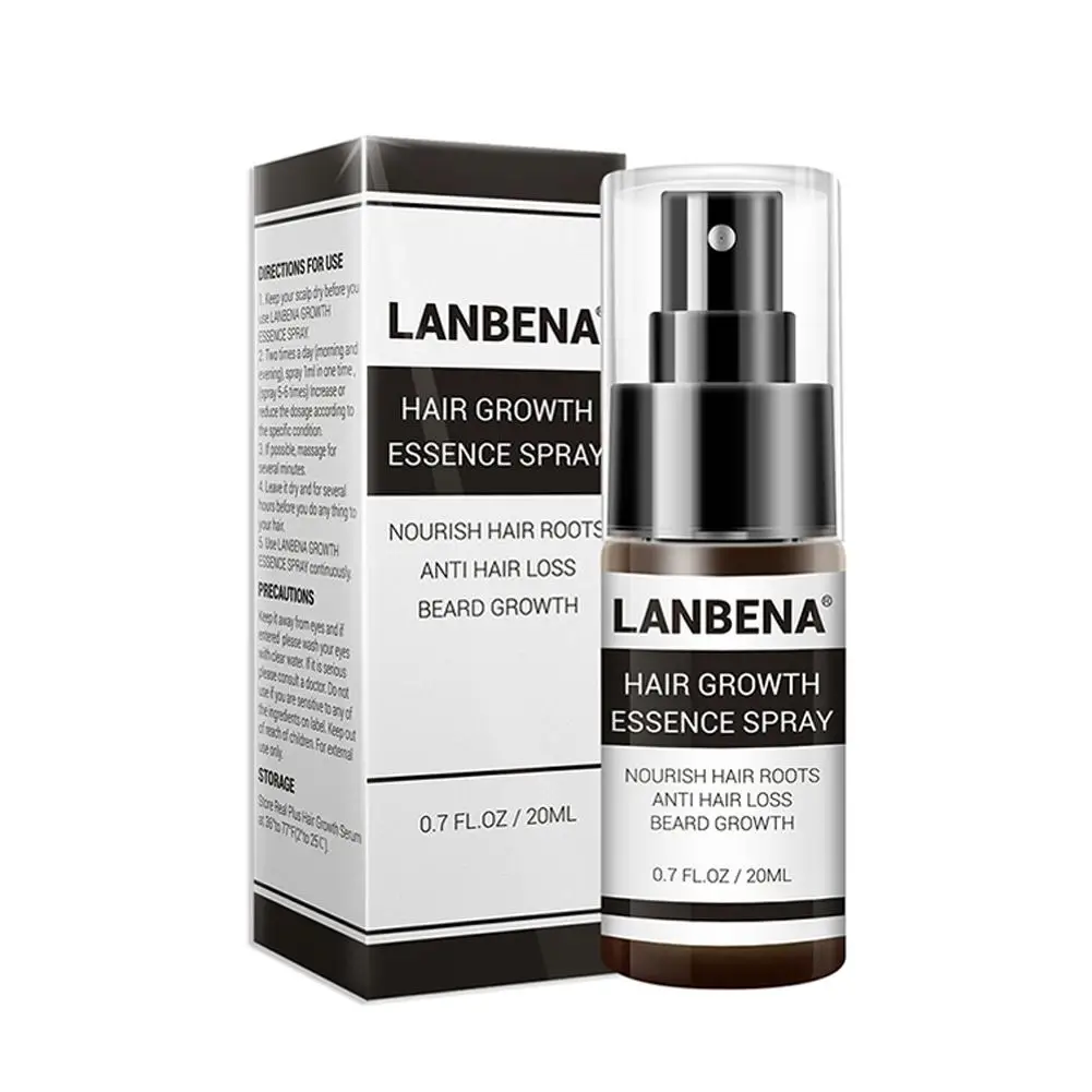 LANBENA Hair Growth Essence Spray Product Preventing Baldness Consolidating Anti Hair Loss Nourish Roots Easy To Carry Hair Care LANBENA Hair Growth Essence Spray Product Preventing Baldness Consolidating Anti Hair Loss Nourish Roots Easy To Carry Hair Care