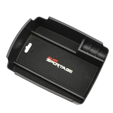 Подходит для KIA New Sportage KX5 QL AT LHD(для электронного ручного тормоза) центральный подлокотник коробка для хранения Контейнер держатель лоток