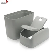 OGLAND, портативный автомобильный мусорный бак, многофункциональный мусорный ящик для мусора, чехол, держатель для офисного дома, авто ведро для хранения