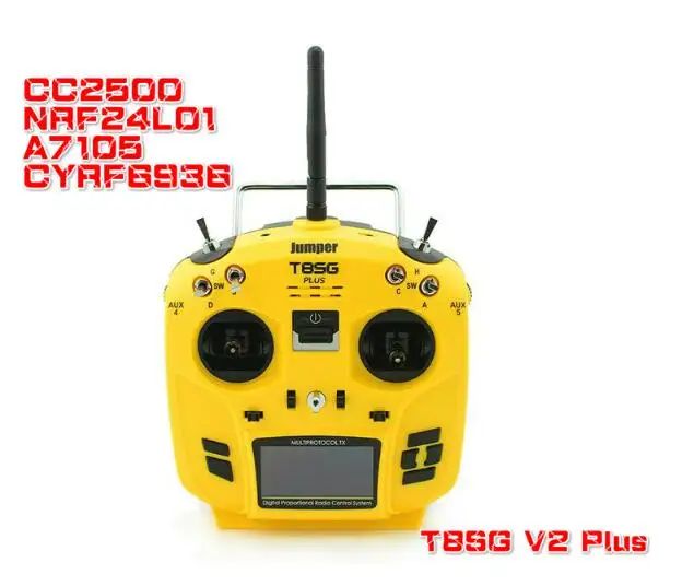 

Jumper T8SG V2 Plus Hall Gimbal 12CH Multi-Protocol Deviation CC2500 NRF24L01 A7105 CYRF6936 OLED Transmitter for FLYSKY FRSKY