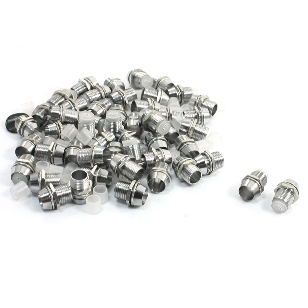 

50 Pcs Silver Tone LED Lamp Holder for 5mm Light Emitting Diode