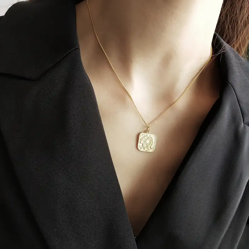Square Coin Necklace 2025