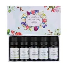 5 ароматизатор 10 мл/коробка натуральное чистое растительное масло для душа Высокое качество ароматерапия эфирное масло массажёр рельефный уход за телом красота