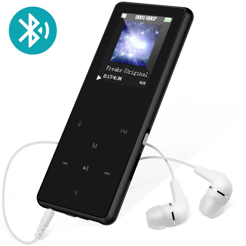 Bluetooth mp3 player Touch Screen K2 8GB Music Player 1.8 Inch Color Screen Lossless HiFi Sound