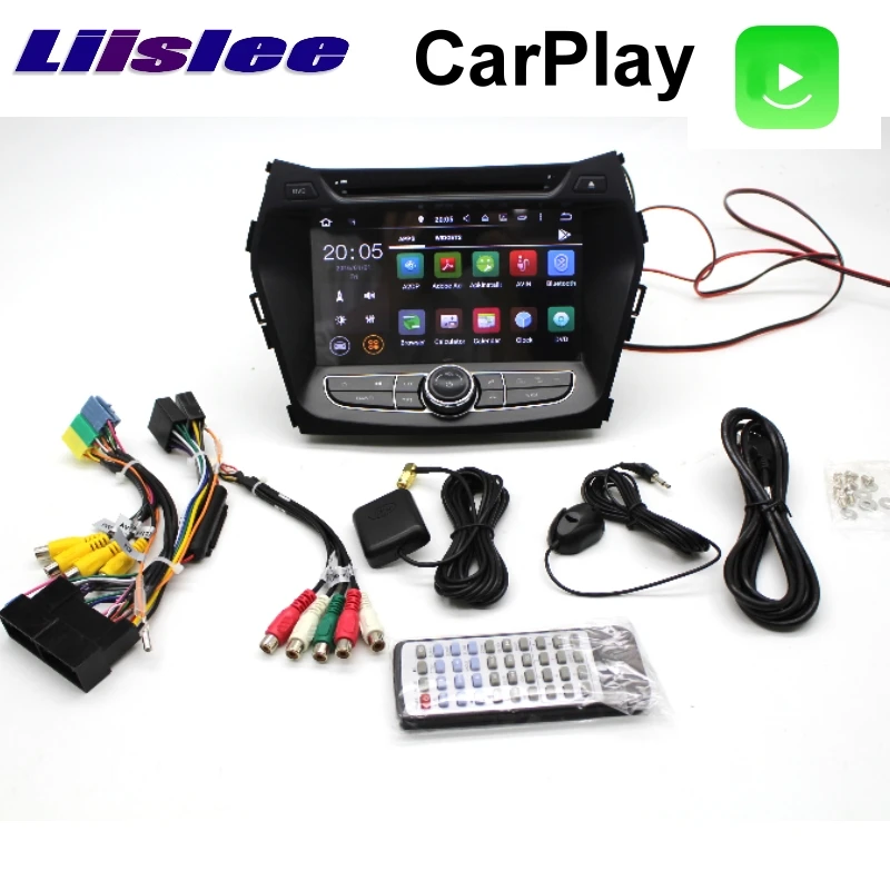 Liislee для hyundai ix45 Santa Fe Grand DM 2012~ Автомобильный мультимедийный телевизор DVD gps Радио Carplay стиль навигация Navi