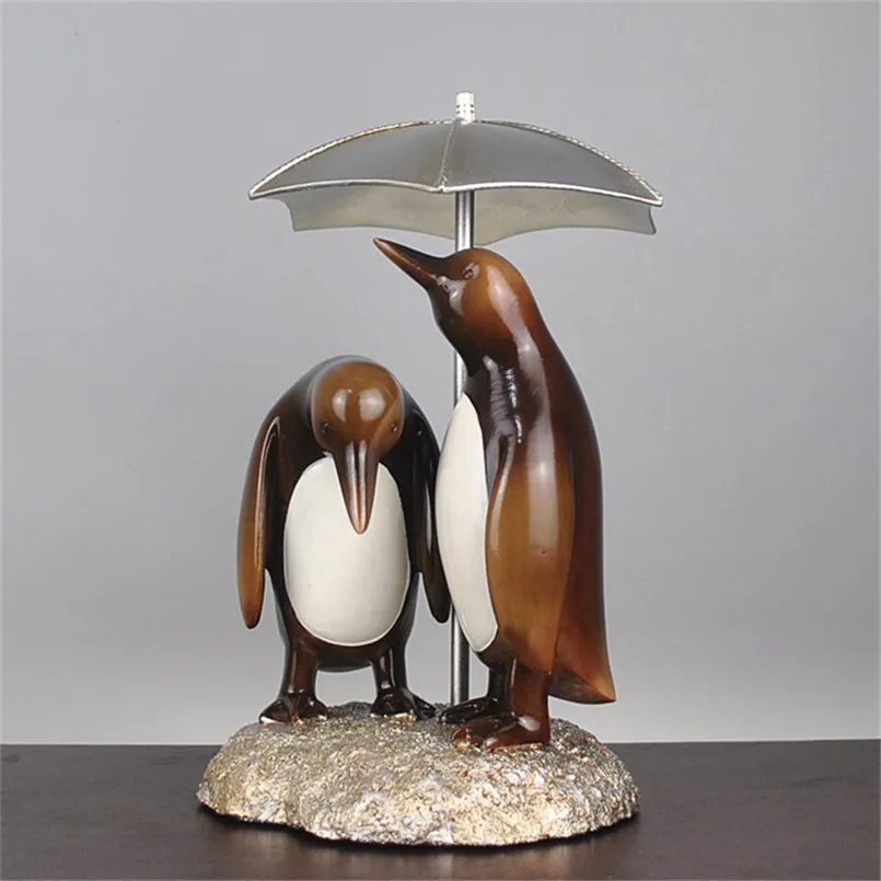  Bedroom Decor Accessories a Couple of Penguin Statue Creative Animal Statue Wedding Christmas Birth - 32966085851