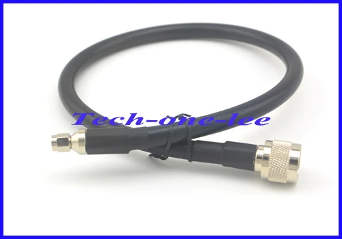 

Extension cord N male to RP SMA Plug female pin RF Connector coaxial adapter 50CM LMR400 Pigtail Jumper cable Free Shipping