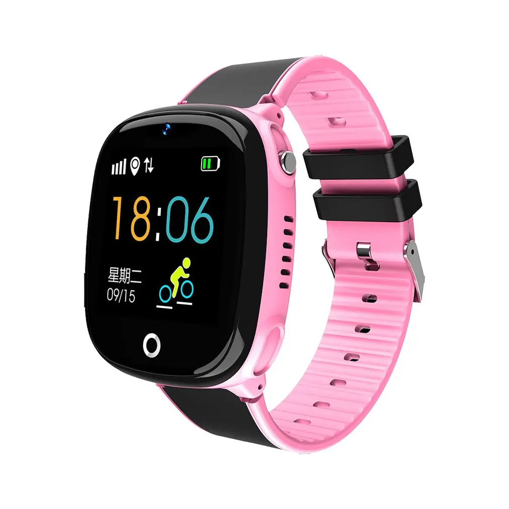 

Wearable HW11 Children Family Bluetooth Pedometer Smart Watch Waterproof Device GPS SOS Call Kids Safe For Android Monitoring