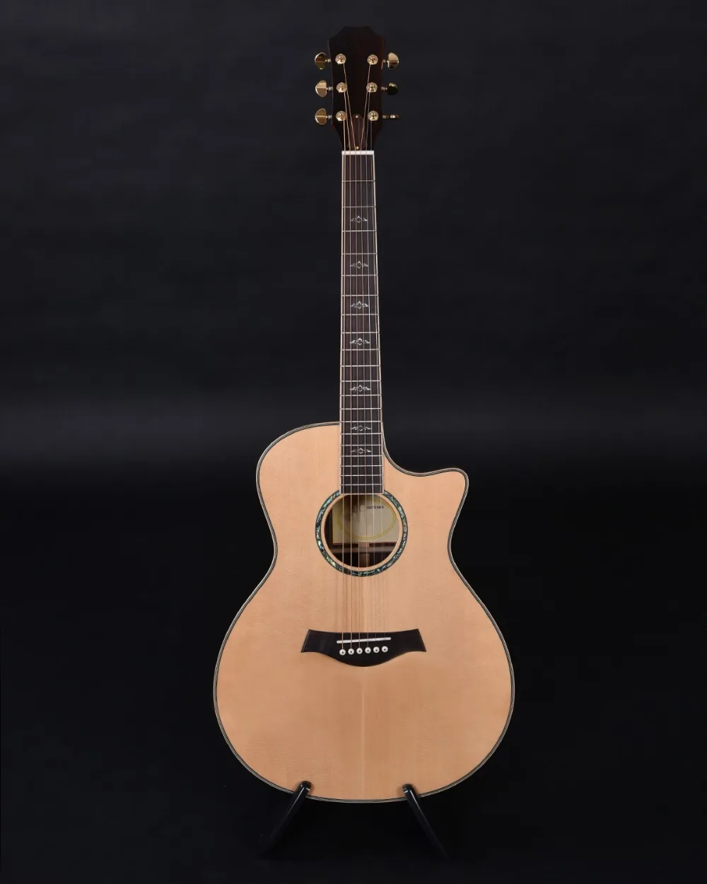 

Customized solid wood acoustic guitar, Guitarra acustica, solid wood guitar
