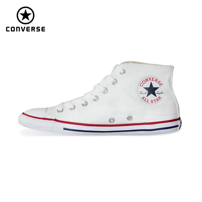 جديد الأصلي Converse كل نجم الربيع الصيف رقيقة باطن رياضية النساء عالية حذاء قماش التزلج الأحذية
