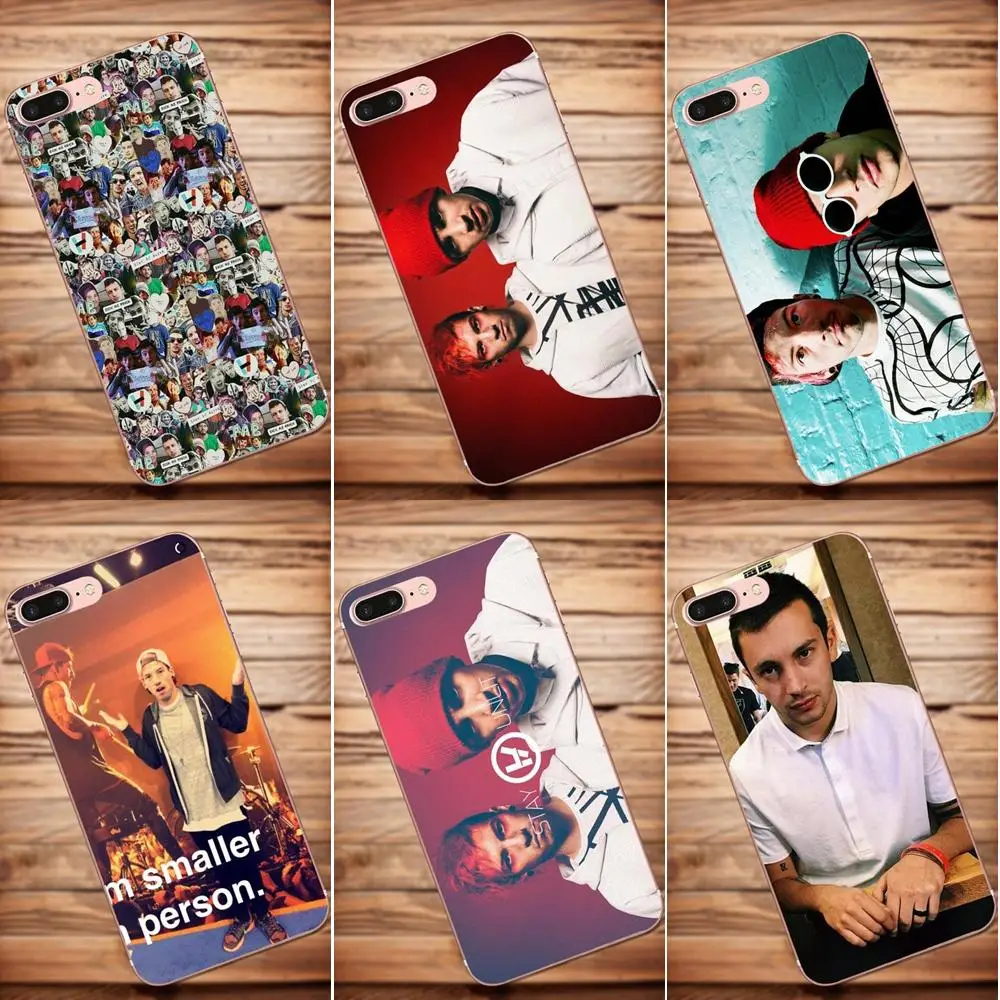 

Vvcqod Twenty One Pilots Josh Dun Style Design Cell Phone Case For iPhone 4 4S 5 5C 5S SE 6 6S 7 8 Plus X For Moto G G2 G3