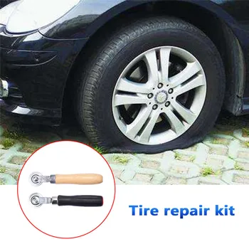 

Tyre Repairing Tools Solid Roller Cold Patching Cement Rolling Wheel Practical Tyre Repairing Tools for Maintenance & Care