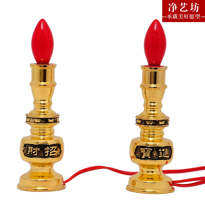Alloy electric candle light lamp buddha light buddha light electric