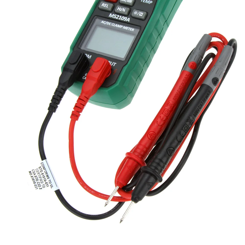 MS2109A Clamp Meter multímetro pinza amperimetrica digital data show amperimetro medidor de capacitancia multimetro pinza de corriente MS2109A Clamp Meter multímetro pinza amperimetrica digital data show amperimetro medidor de capacitancia multimetro pinza de corriente