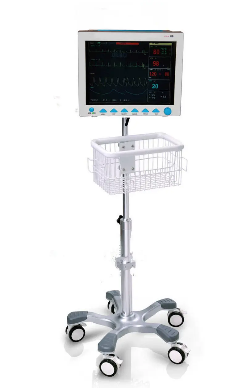 США FedEx монитор пациента в отделении интенсивной терапии CO2 жизненные знаки монитор 6 параметров+ ETCO2+ подставка