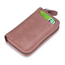 Натуральная Воловья кожа Key Holder мужские Pocket Card Case кредитной карты зажим-держатель молнии бумажник ключа Автомобильный держатель для ключей 6 ключ кольца