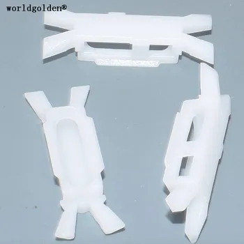 

worldgolden 100pcs auto fasteners Door Strip Retaining Clip for FIAT 7078732