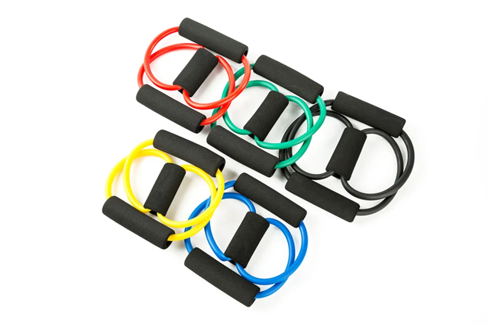 Yoga Resistance Bands Elastic Band Sports Exercise Puller 8-shaped Chest Expander  for Body Building Home Gym Fitness Equipment (5)
