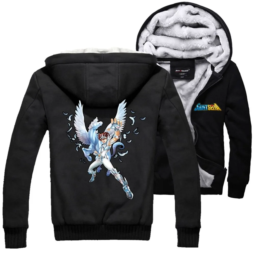 Saint Seiya Pegasus Zip Con Capucha Chaqueta con capucha
