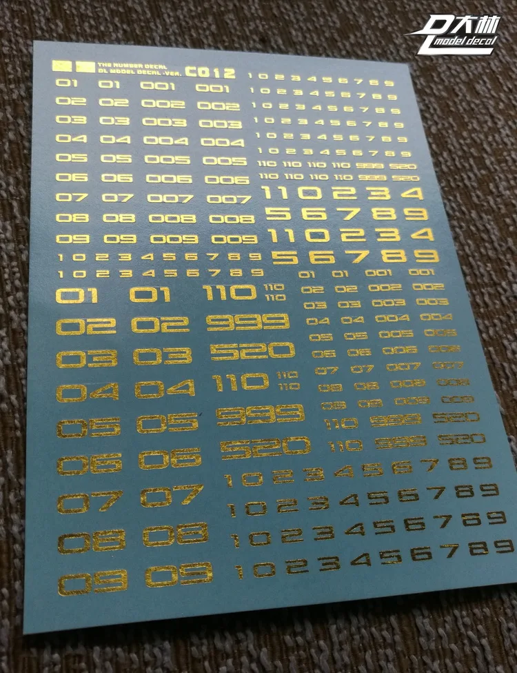 

C012 DL Gundam 1/144 1/100 1/60 Decal Sticker Model Tool