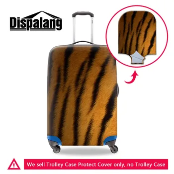 

Animal Fur 3D Printing Luggage Protective Cover For 18-30 Inch Suitcase Tiger Elastic Stretch Luggage Cover Travel Accessories