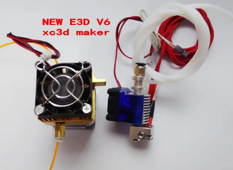 Xc3dmaker 3D принтер запчасти mk8 E3D V6 12 V 0.4 mm / 1.75 мм филамент печать head экструдер