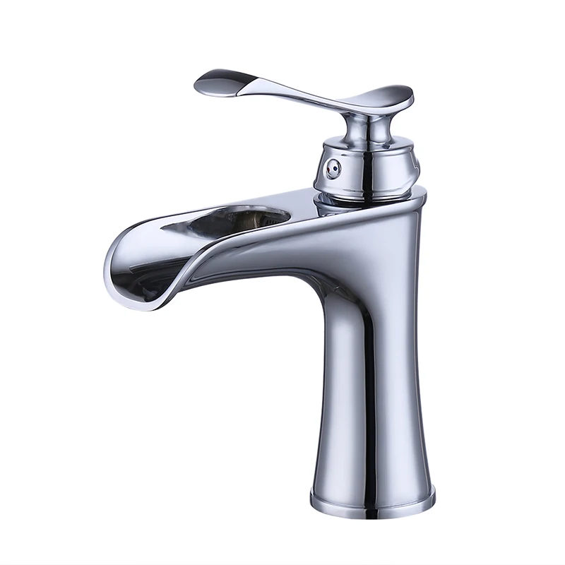 Все меди горячей и холодной одно отверстие кран умывальник свинца faucet