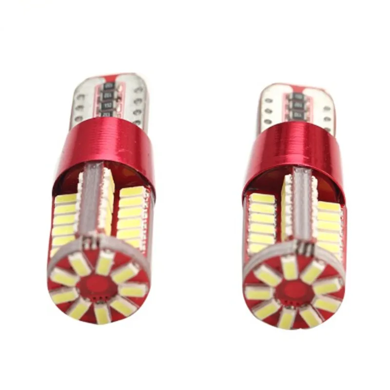 T10 168 192 W5W 57 SMD 3014 Светодиодный Canbus без ошибок габаритный автомобильный фонарь парковочная лампа 57smd мотор клиновидная лампа белый красный синий зеленый желтый