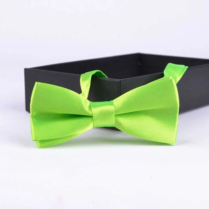 Kid Apple Green 35 цветов, однотонные модные галстуки-бабочки для жениха, мужчин, детей, торжественные цветные галстуки-бабочки для мужчин, свадебные галстуки-бабочки - Цвет: Kid Apple Green