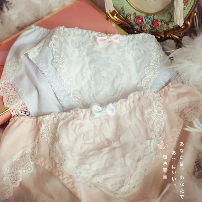 Princess sweet lolita underwear French court light luxury style rose