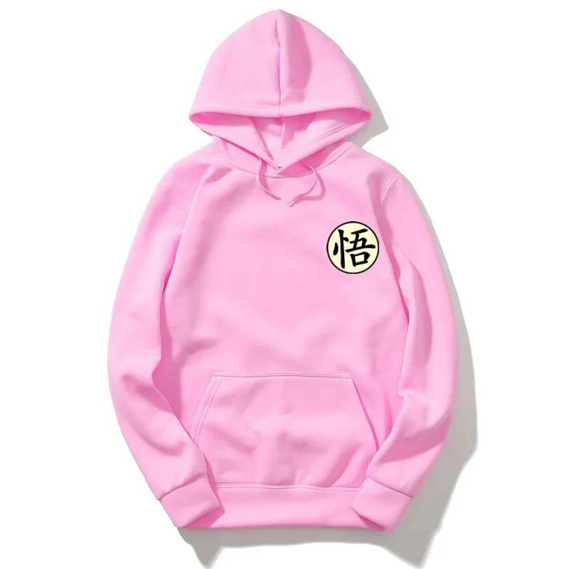 Autumn Winter Pink Hooded Sweatshirt Men/Women Japanese Anime Dragon ...