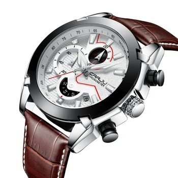 

Fashion Creative Quartz Men Watch Leather Chronograph Army Military Sport Watches Men Clock Hour Relogio Masculino Reloj Hombre