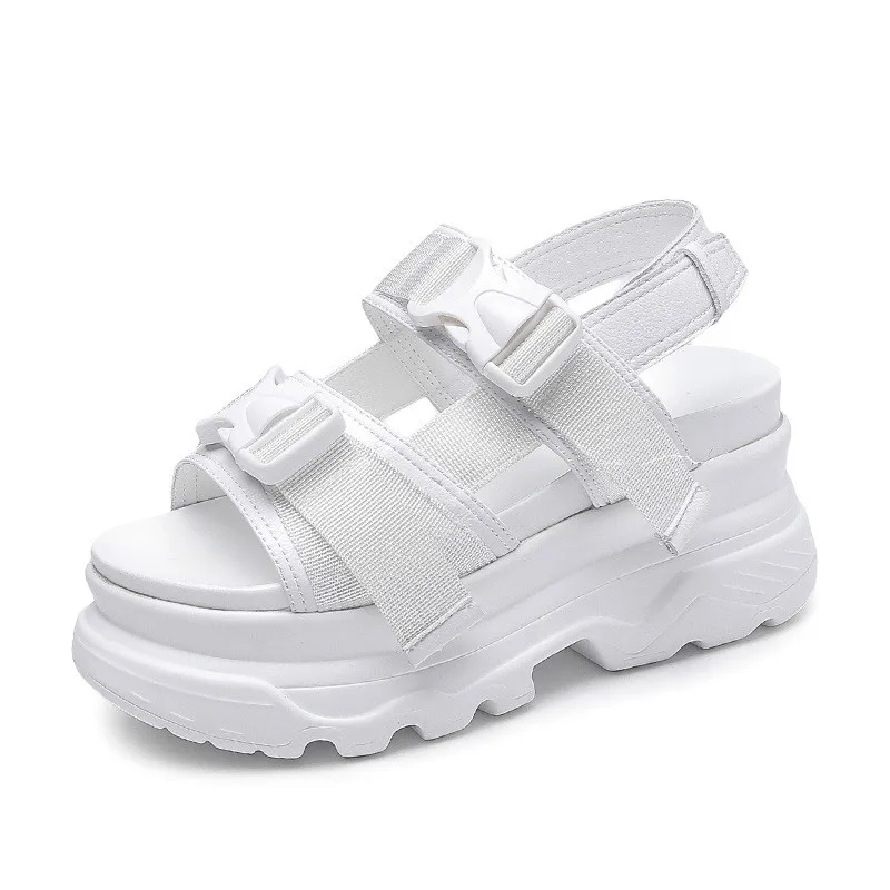 Chunky Sandals Women Summer Beach Shoes Platform Wedge Sandals Female Casual Footwear Fashion Thick Sole Sandalias Mujer Chunky Sandals Women Summer Beach Shoes Platform Wedge Sandals Female Casual Footwear Fashion Thick Sole Sandalias Mujer