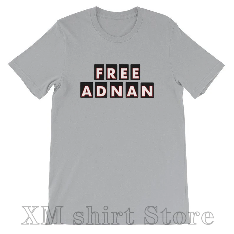Free Adnan for Syed T-Shirt men funny print women tops tee Casual O-neck tshirts | Мужская одежда