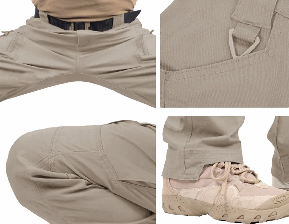 IX9 мужские городские тактические штаны с несколькими карманами, брюки-карго, военные Хлопковые Штаны, армейские повседневные брюки