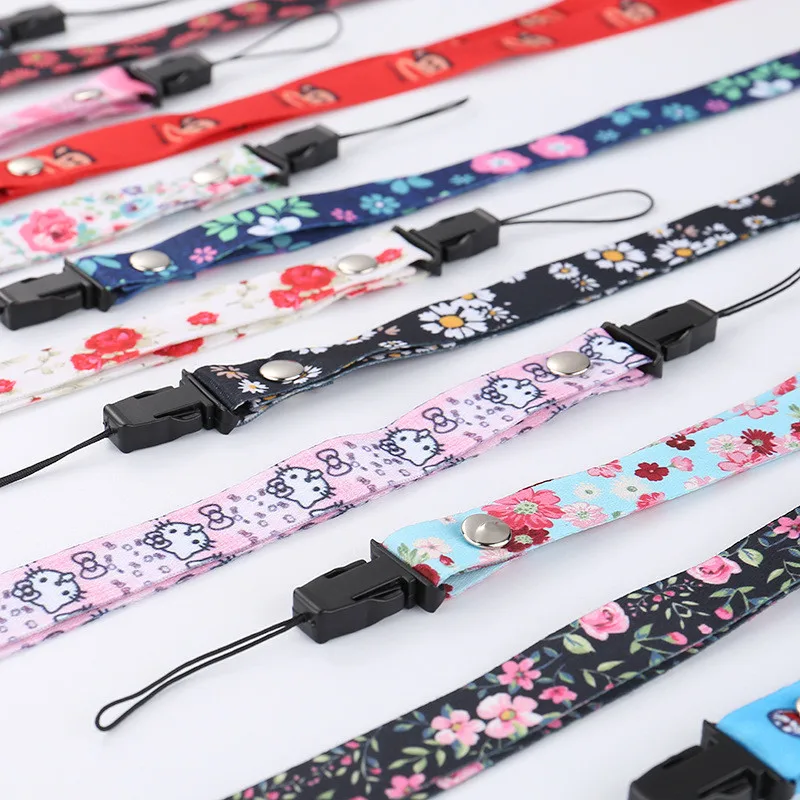 

Small Fresh Leaves Neck Strap Lanyards for Keys ID Card Gym Phone Straps USB Badge Holder Hang Rope Lariat Lanyard for Iphone