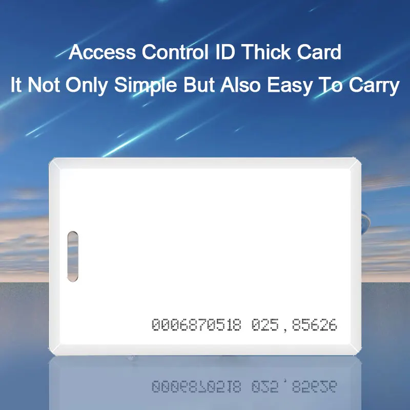 

Eseye 10pcs EM4100 Tk4100 125khz Access Control Card RFID Cards1.8mm Smart Card Tag Sticker Key Fob Token Ring Proximity Chip