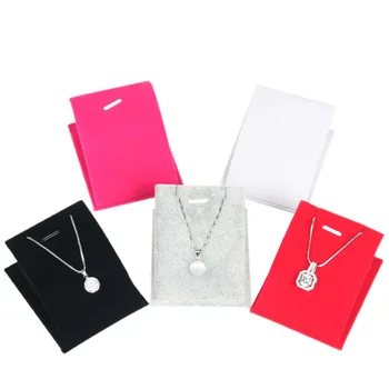 

Lot Of 4pcs Jewelry Necklace Chain Pendant Display Stand Holder Handmade Show Organizer Case 7.4x6.2x3.5cm Necklace Dsiplay