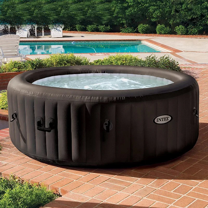 Automatic inflation family 4 people Oversized  heating bubble spa pool SPA health bath leisure swimming pool