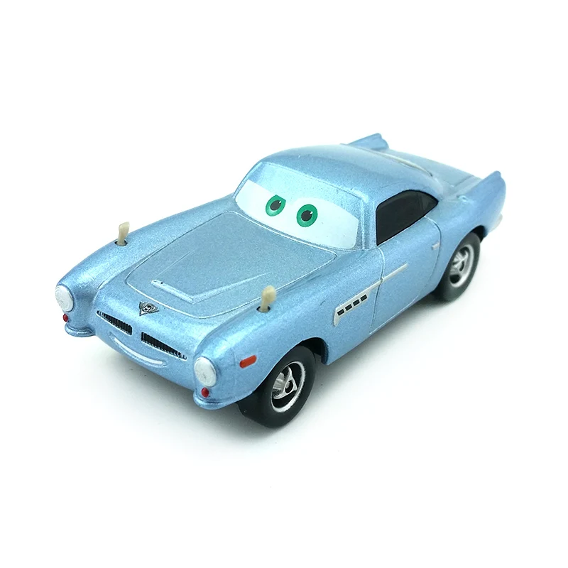 Disney Pixar Cars Lightning McQueen Mater The King Lizzie Finn Mcmissile трактор 1:55 литье под давлением модель из металлического сплава игрушка автомобиль подарок - Цвет: Finn Mcmissile