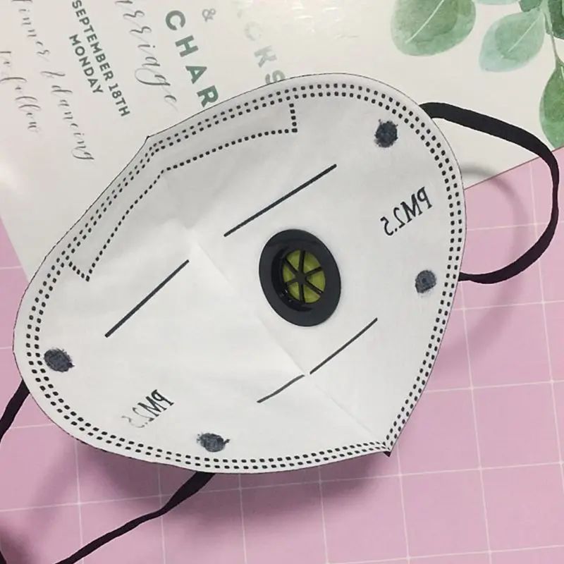 Одноразовые PM2.5 анти загрязнения рот маска 3 Слои из нетканого материала с фильтром Твердый Рот маска