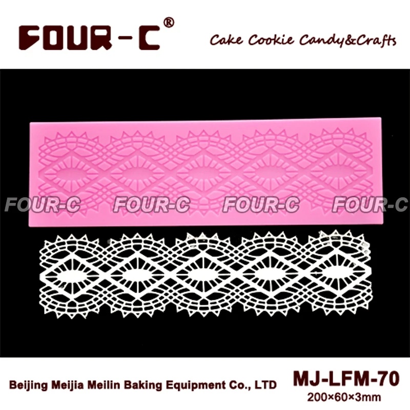 Four C instant silicone lace mat, cake mold ,baking tools, Lace mats