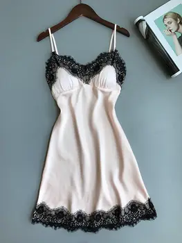 

Women Sexy Lingerie Nightwear Sleepwear Dress Babydoll Lace Underwear Sleeveless V-Neck Sexy Dress Hot Fashion