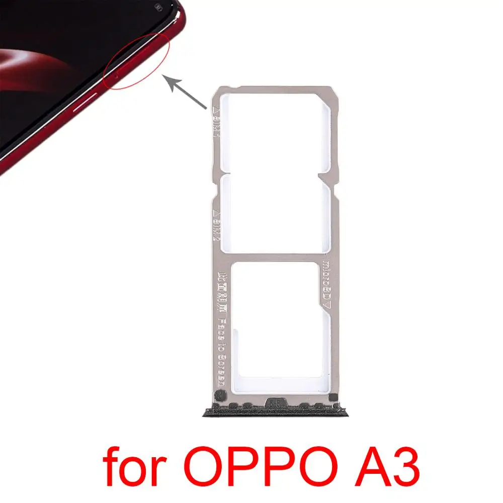 Новинка для OPPO A3 2 x лоток SIM карты + фотография A3|Адаптеры карт| |
