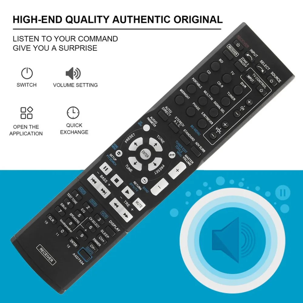 

Replacement Amplifier pioneer Remote Control receiver amplifier For Pioneer AXD7534 AXD7568 AXD7584 AXD7586 AXD7623 Audio Video