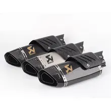 Akrapovic 51 мм мото rcycle выхлопная R6 ZX6R Z900 GSXR750 900cc 750cc escape de moto