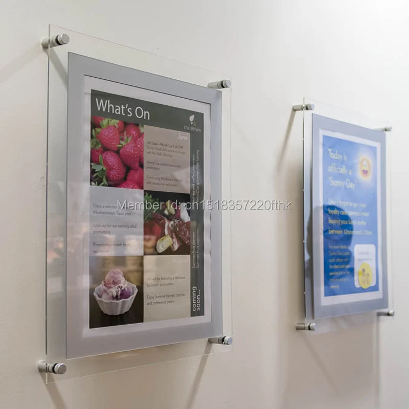 Us 448 8 15 Off Pack 5units Custom A1 Wall Mounted Acrylic Perspex Floating Frame Lucite Gallery Frames For Artwork And Posters Ypd 001 4 In Us 448 8 15 Off Pack 5units Custom A1 Wall Mounted Acrylic Perspex Floating Frame Lucite Gallery Frames For Artwork And Posters Ypd 001 4 In