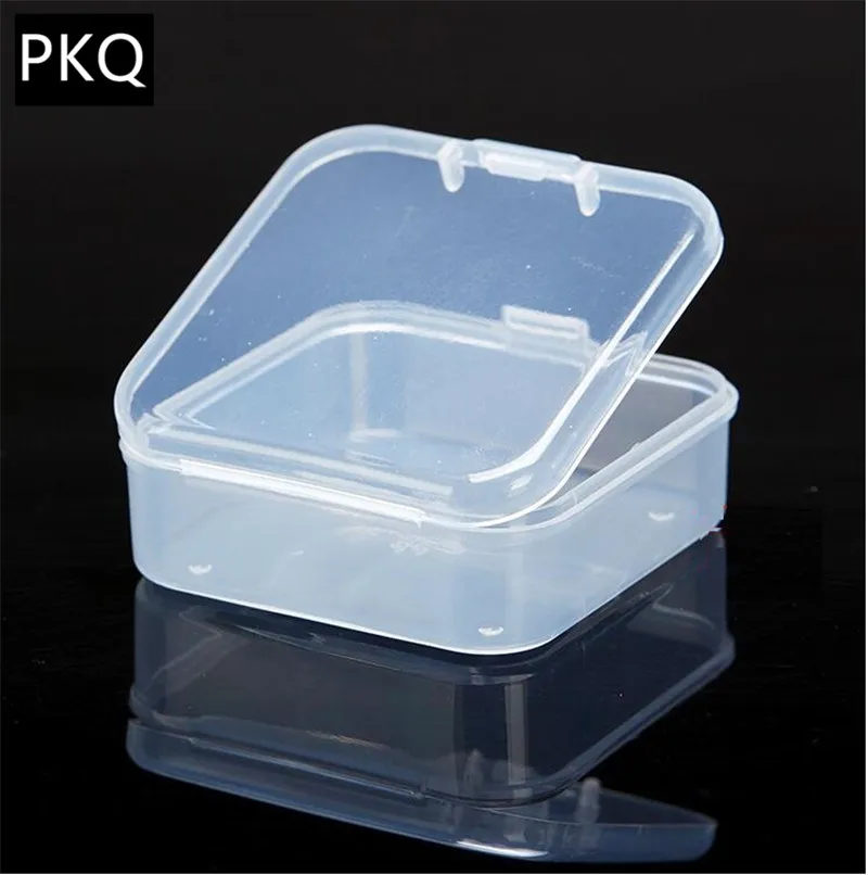 

PP Clear Lidded Small Plastic Box For Trifles Storage Parts Tools Jewelry Display Screw Case Beads Container Wholesale Packaging